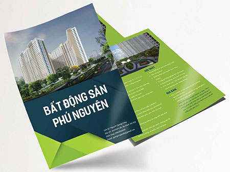Thiết kế tờ rơi dự án bất động sản
